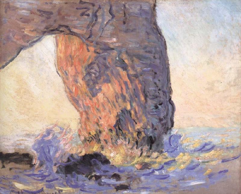 Waves at the Manneporte, Claude Monet